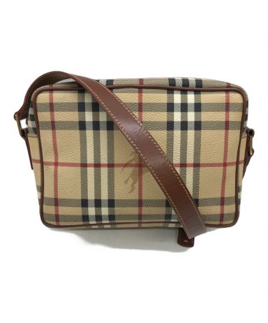 中古・古着通販】BURBERRY LONDON (バーバリー ロンドン) シャドーホースノバチェックショルダーバッグ ブラウン｜ブランド・古着通販  トレファク公式【TREFAC FASHION】スマホサイト