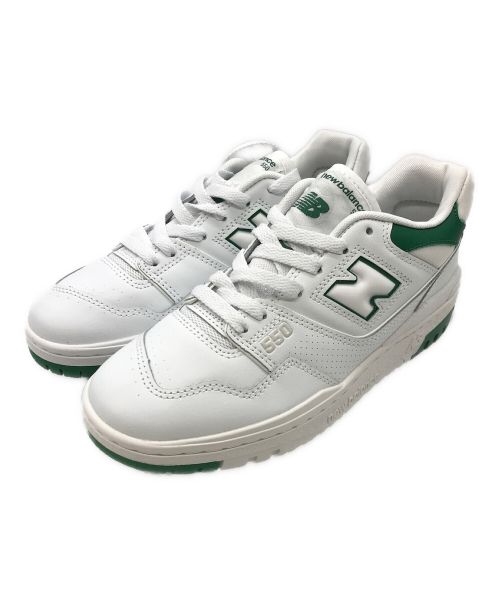 NEW BALANCE（ニューバランス）NEW BALANCE (ニューバランス) BB550SWB ホワイト×グリーン サイズ:US5.5の古着・服飾アイテム