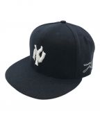 winstonウィンストン）の古着「“NY NOODLE” AKIMBO SNAPBACK」｜ネイビー