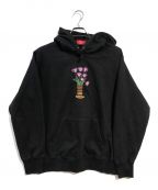 SUPREMEシュプリーム）の古着「flowers Hooded sweatshirt」｜ブラック