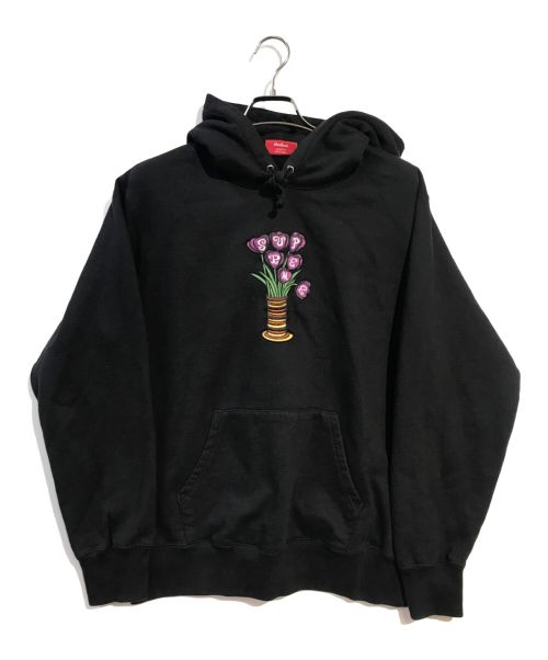 SUPREME（シュプリーム）SUPREME (シュプリーム) flowers Hooded sweatshirt ブラック サイズ:Mediumの古着・服飾アイテム