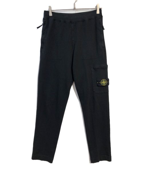 STONE ISLAND（ストーンアイランド）STONE ISLAND (ストーンアイランド) Cotton Track Pants ブラック サイズ:Sの古着・服飾アイテム