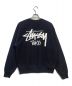 stussy (ステューシー) STOCK LOGO SWEAT ネイビー サイズ:L：10000円