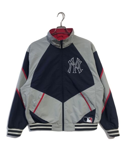 SUPREME（シュプリーム）Supreme (シュプリーム) GENUINE MERCHANDISE (ジェニュイン マーチャンダイズ) New York Yankees Track Jacket ネイビー サイズ:Mの古着・服飾アイテム