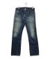 RRL（ダブルアールエル）の古着「LOW STRAIGHT DENIM PANTS JAPAN WOVEN SELVEDGE DENIM USED」｜ブルー