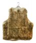 no. (ナンバー) FAKE FUR VEST  ブラウン サイズ:F：15000円