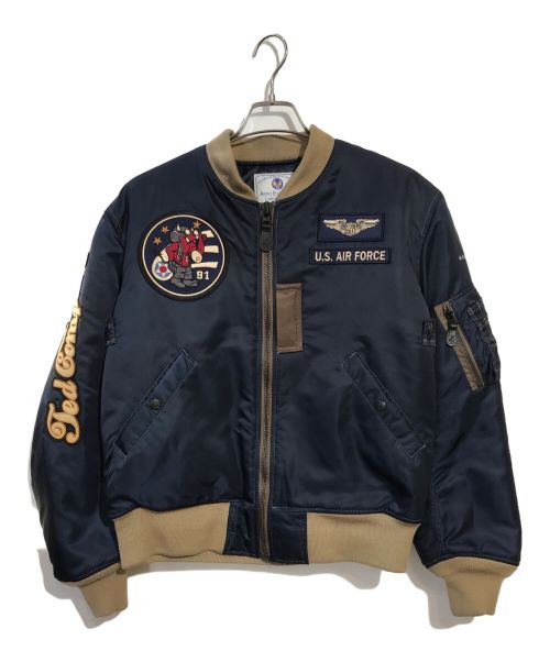 TED COMPANY（テッドカンパニー）TED COMPANY (テッドカンパニー) MA-1ジャケット ネイビー サイズ:40の古着・服飾アイテム