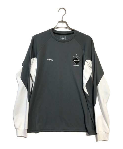 SOPH.（ソフネット）SOPH. (ソフネット) STREAM LINE L/S TOP グレー サイズ:XLの古着・服飾アイテム