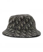 Christian Diorクリスチャン ディオール）の古着「Oblique Bucket Hat」｜ネイビー