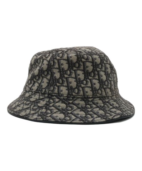 Christian Dior（クリスチャン ディオール）Christian Dior (クリスチャン ディオール)  Oblique Bucket Hat ネイビーの古着・服飾アイテム