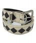 stussy（ステューシー）の古着「Argyle Stitch Leather BELT」