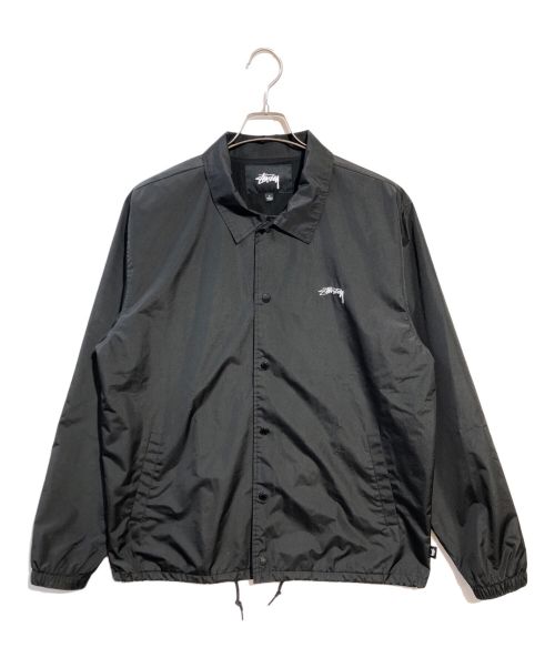 stussy（ステューシー）stussy (ステューシー) コーチジャケット ブラック サイズ:Lの古着・服飾アイテム