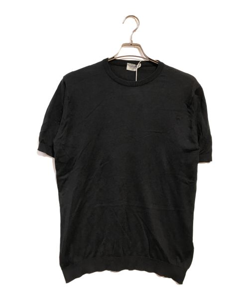 JOHN SMEDLEY（ジョンスメドレー）JOHN SMEDLEY (ジョンスメドレー) Crew neck T-shirt ブラック サイズ:Lの古着・服飾アイテム