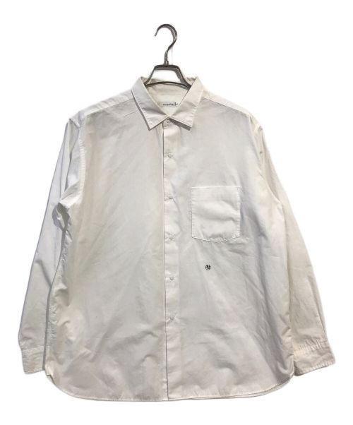 nanamica（ナナミカ）nanamica (ナナミカ) Regular Collar Wind Shirt ホワイト サイズ:Lの古着・服飾アイテム