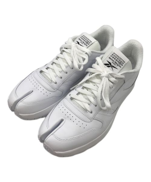 REEBOK（リーボック）REEBOK (リーボック) Maison Margiela (メゾンマルジェラ) クラシックレザータビシューズ ホワイト サイズ:28.5cmの古着・服飾アイテム