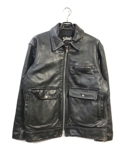 Schott（ショット）Schott (ショット) 181 ポリスマンジャケット ブラック サイズ:42の古着・服飾アイテム