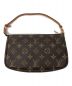 LOUIS VUITTON (ルイ ヴィトン) ポーチ ブラウン：67000円