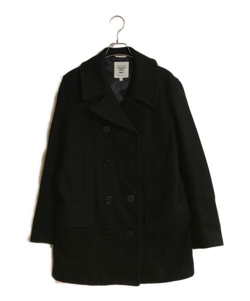 FIDELITY（フィデリティー）FIDELITY (フィデリティー) 10 BUTTON MELTON P-COAT/メルトン 10ボタン ピーコート ブラック サイズ:Ｍの古着・服飾アイテム