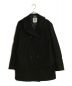 FIDELITY（フィデリティー）の古着「10 BUTTON MELTON P-COAT/メルトン 10ボタン ピーコート」｜ブラック