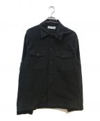 OUR LEGACYアワーレガシー）の古着「EVENING COACH JACKET Black Brushed Cotton」｜ブラック