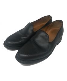 SANDERS×URBAN RESEARCH（サンダース×アーバンリサーチ）の古着「MEDALION SLIPPER SHOES」｜ブラック