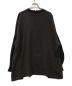 ENFOLD (エンフォルド) CURVE-HEM KNIT SLEEVE PULLOVER ブラウン サイズ:38：10000円