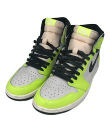 NIKE（ナイキ）の古着「Air Jordan 1 High OG "Volt/Visionaire"」｜ホワイト×グリーン