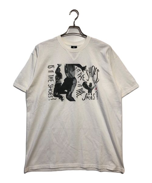 JORDAN（ジョーダン）JORDAN (ジョーダン) スパイクリープリントTシャツ ホワイト サイズ:Lの古着・服飾アイテム