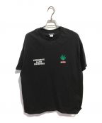 WACKO MARIA×舐達麻×HIGHTIMESワコマリア×ナメダルマ×ハイ・タイムズ）の古着「CREW NECK T-SHIRT」｜ブラック