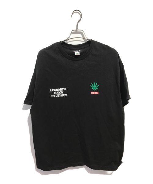 WACKO MARIA（ワコマリア）WACKO MARIA (ワコマリア) 舐達麻 (ナメダルマ) HIGHTIMES (ハイ・タイムズ) CREW NECK T-SHIRT ブラック サイズ:XLの古着・服飾アイテム