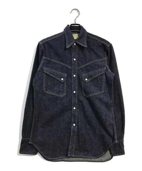 WAREHOUSE（ウエアハウス）WAREHOUSE (ウエアハウス) Lot3001 LONG HORN TYPE DENIM WESTERN SHIRTS インディゴ サイズ:40の古着・服飾アイテム