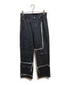 YUKI HASHIMOTOユウキハシモト）の古着「FRINGE WASHED JEANS ( INDIGO )」｜インディゴ