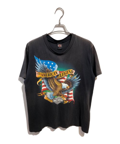 HARLEY-DAVIDSON（ハーレーダビッドソン）HARLEY-DAVIDSON (ハーレーダビッドソン) プリントTシャツ ブラック サイズ:Lの古着・服飾アイテム