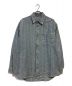 MARC JACOBS（マークジェイコブス）の古着「SUN FADED MONOGRAM BIG SHIRT」｜インディゴ