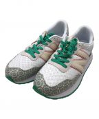 NEW BALANCE×CASABLANCAニューバランス×カサブランカ）の古着「ローカットスニーカー」｜グリーン×ホワイト