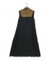 THE RERACS (ザ リラクス) RERACS STANDCOLLAR BACKZIP SLEEVELESS DRESS ブラック サイズ:36：22000円