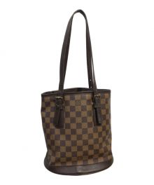 LOUIS VUITTON（ルイ ヴィトン）の古着「ポーチ付バケツ型トートバッグ」｜ブラウン