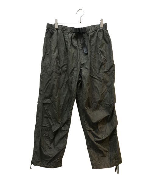 BAL（バル）BAL (バル) CRINKLE WIDE MOUNTAIN PANT ブラウン サイズ:１の古着・服飾アイテム