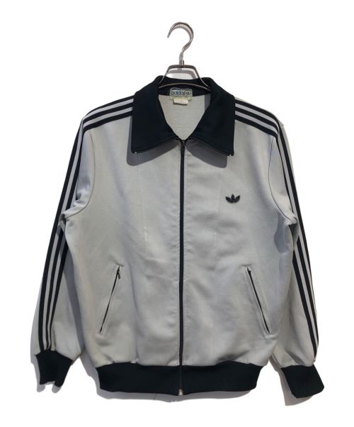 adidas Originals（アディダスオリジナル）adidas originals (アディダスオリジナル) ヴィンテージトラックジャケット グレー サイズ:Lの古着・服飾アイテム