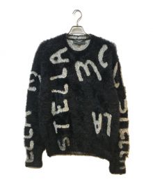 STELLA McCARTNEY（ステラマッカートニー）の古着「ロゴフェザーニット」｜ブラック