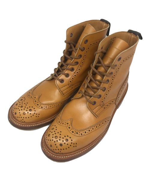 Tricker's（トリッカーズ）Tricker's (トリッカーズ) カントリーブーツ ベージュ サイズ:サイズ5　ワイズ4の古着・服飾アイテム