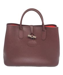 LONGCHAMP（ロンシャン）の古着「ロゾトートバッグ」｜バーガンディー