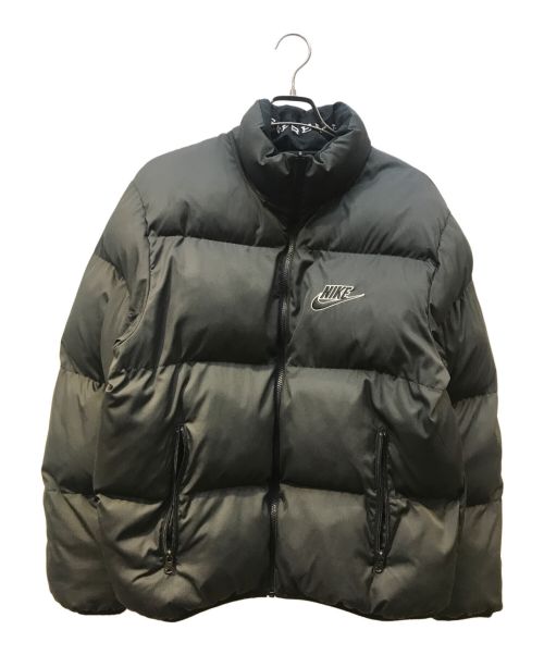 NIKE（ナイキ）NIKE (ナイキ) Supreme (シュプリーム) Reversible Puffy Jacket ブラック サイズ:Mの古着・服飾アイテム