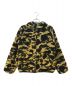 A BATHING APE（アベイシングエイプ）の古着「ファーストカモリバーシブルボアジャケット」｜ブラック×ベージュ