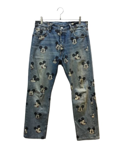 LEVI'S（リーバイス）LEVI'S (リーバイス) MICKEY MOUSE (ミッキーマウス) デニムパンツ ブルー サイズ:86㎝（W34）の古着・服飾アイテム