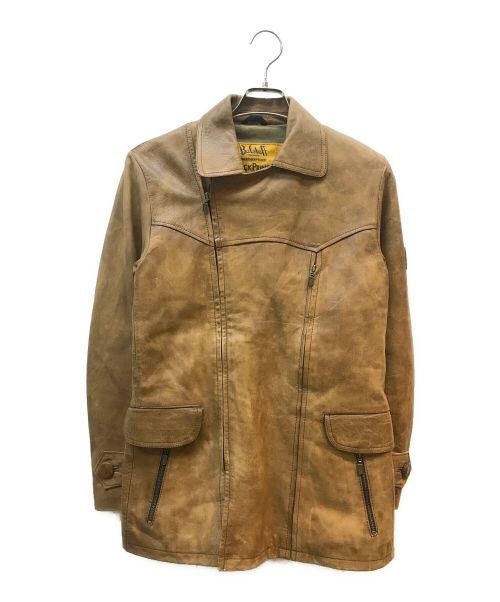 BELSTAFF（ベルスタッフ）BELSTAFF (ベルスタッフ) レザーライダースジャケット ブラウン サイズ:40の古着・服飾アイテム