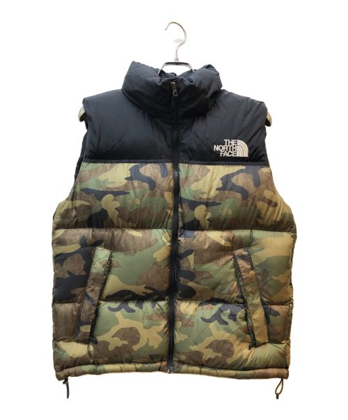 THE NORTH FACE（ザ ノース フェイス）THE NORTH FACE (ザ ノース フェイス) Novelty Nuptse Vest  カーキ サイズ:Mの古着・服飾アイテム