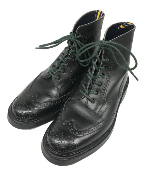 Tricker's（トリッカーズ）Tricker's (トリッカーズ) TMT (ティーエムティー) カントリーブーツ ブラック サイズ:UK7の古着・服飾アイテム