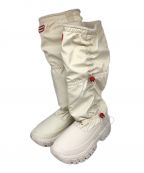 HUNTERハンター）の古着「WOMENS WANDERER TALL SNOW BOOT」｜ホワイト