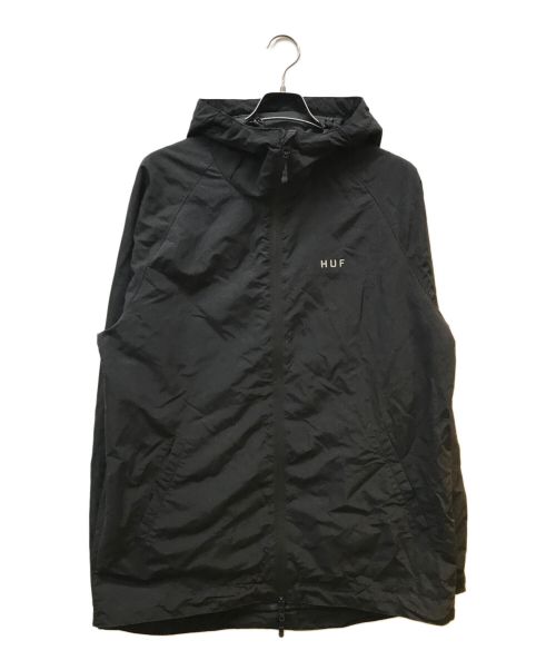 HUF（ハフ）HUF (ハフ) ナイロンフーデッドジャケット ブラック サイズ:Lの古着・服飾アイテム